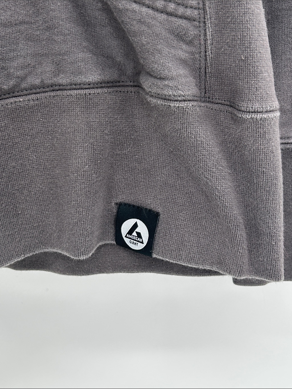 American Giant Women's Classic Full Zip Hoodie Grey Size Small — image 5 of 7